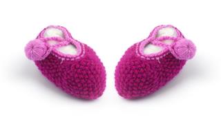 Handmade Crochet Baby Shoe