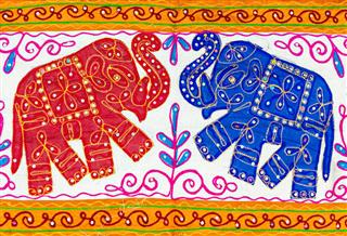 Handmade Colorful Souvenirs From India