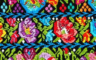 Mexican Textile Design Pattern
