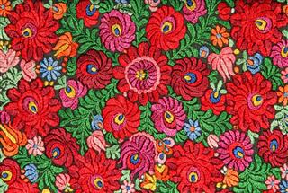 Multi Color Floral Hand Embroidery Pattern