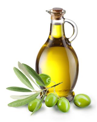 Branch Of Olives And Oil
