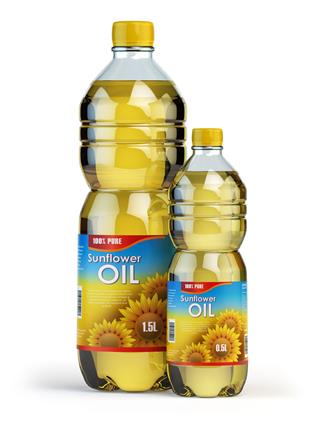 Sunflower Oil In Plastic Bottles