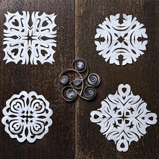 Snowflakes Out Of Paper