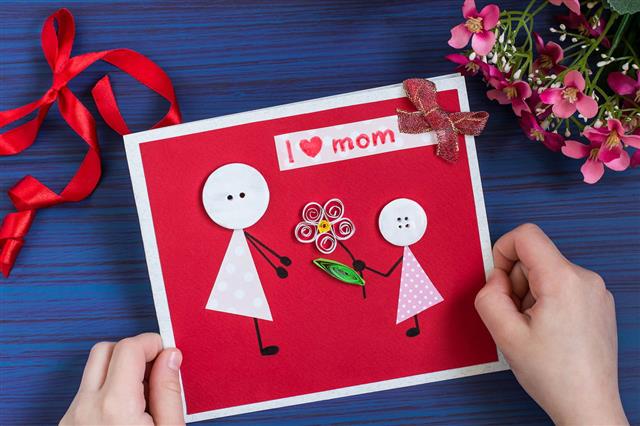 Greeting Card For The Mothers Day