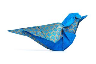 Origami Blue Bird