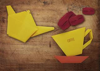 Origami Of Coffee
