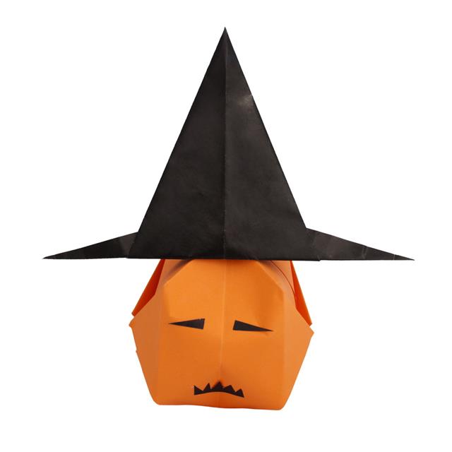 Witch Hat And Pumpkin