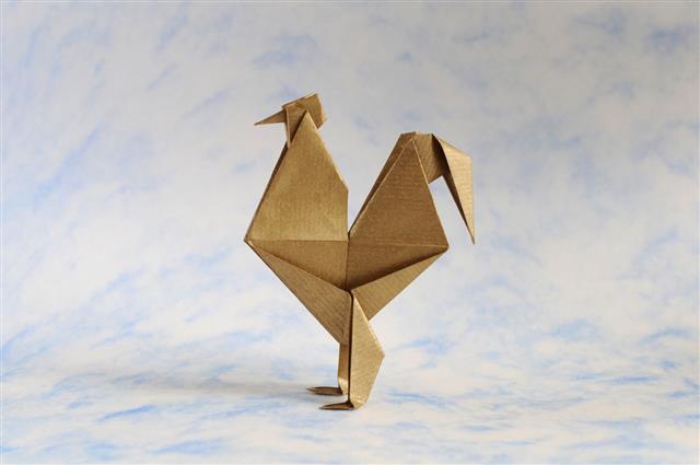 Origami Rooster