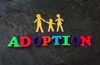 Family Adoption Concept