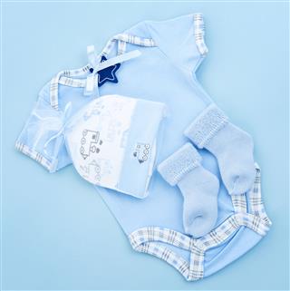 Blue Baby Clothes For Infant Boy