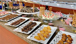 Groups Of Buffet Food