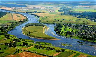 Aerial Photography The River