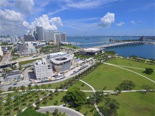 Aderial Image Museum Park Downtown Miami