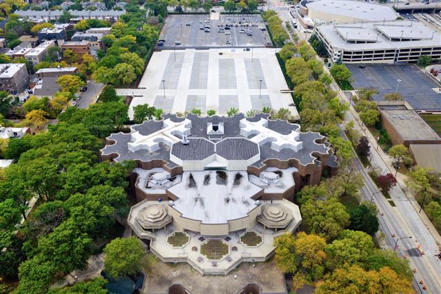 Aerial View Of Behavioral Science Building