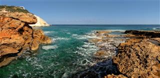 Rocks And Mediterranean Sea