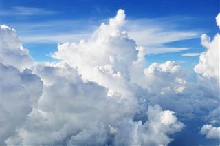 Cloudscape Taken From Planes Window