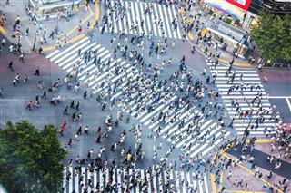 Shibuya Crossing Aerial