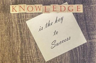 Knowledge is the key to success quote