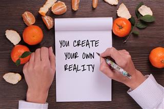 Motivation words You create your own reality