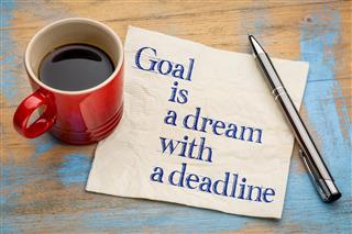 Goal is a dream with deadline