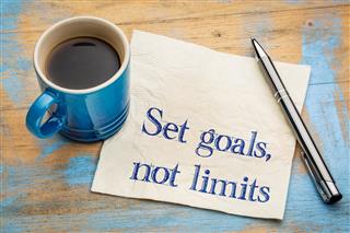 Set goals, no limits reminder