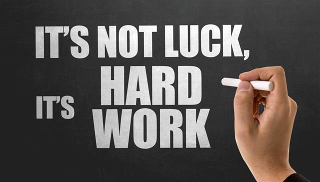 Its Not Luck, Its Hard Work