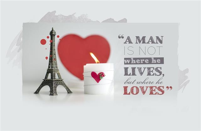 Valentine's Day Quotes with Candle