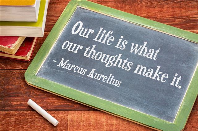 Marcus Aurelius on life and thoughts