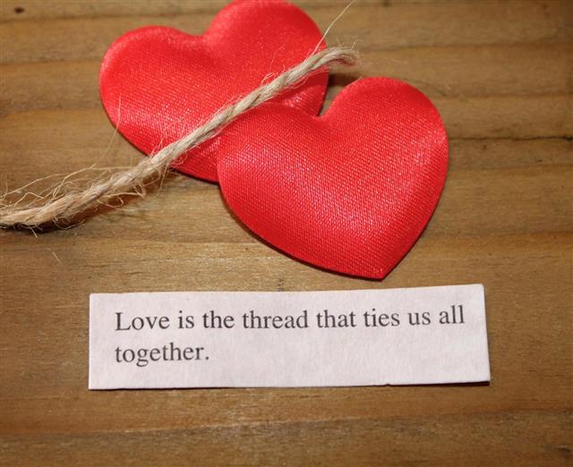 Love is the thread that ties us all together