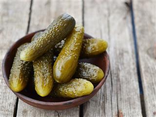 Pickled Cucumber Russian Traditional Appetizer