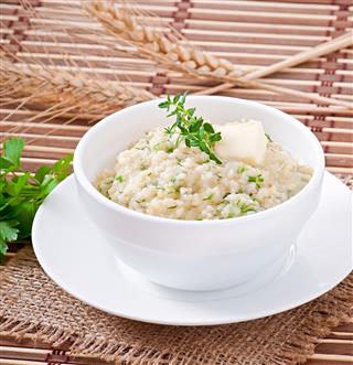 Wheat Porridge With Herbs