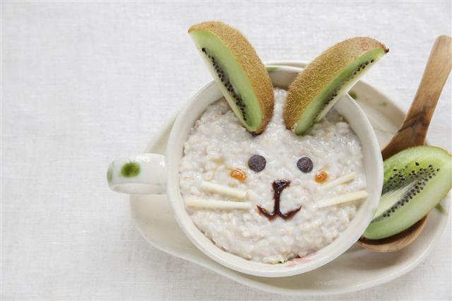 Bunny Rabbit Porridge Breakfast