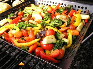 Grilled Vegetables On The Barbecue