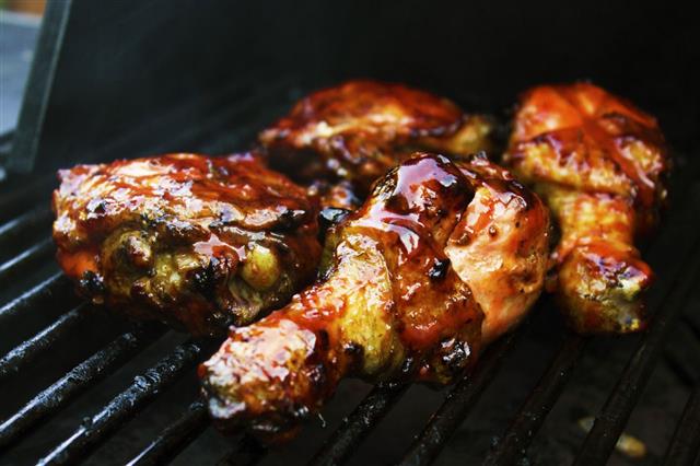 Barbecue Chicken On The Grill