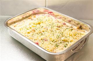 Baking Dish With Meat