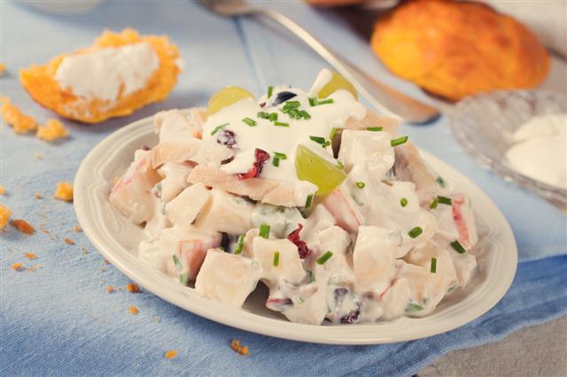 Chicken Salad With Grapes Apples
