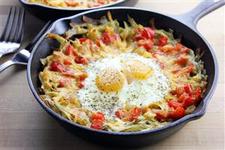 Hash Browns And Eggs