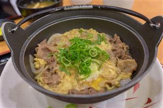 Japanese Simmered Beef And Rice Bowls