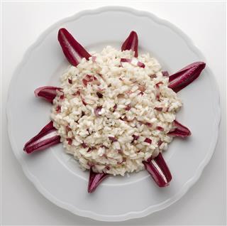 Risotto With Red Radicchio