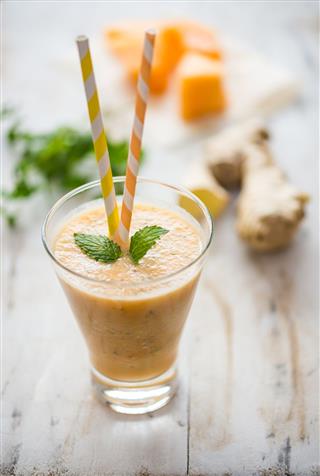 Melon And Ginger Smoothie
