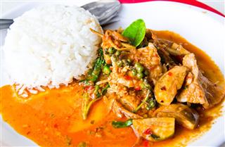 Dried Red Coconut Curry With Pork