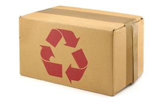 Cardboard Box With Symbol