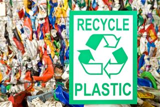 回收塑料标志与捆包容器
