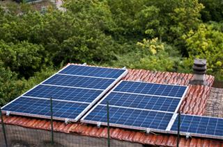 Solar Panel On Roof
