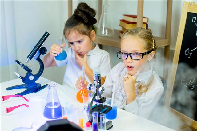 Kids Making Science Experiments