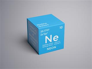 Neon Element Of Mendeleevs Periodic Table
