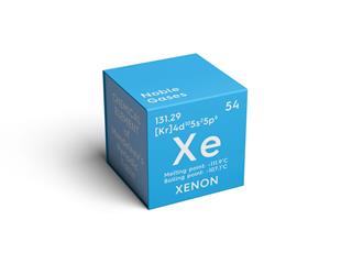 Xenon Chemical Element Of Mendeleevs Periodic Table