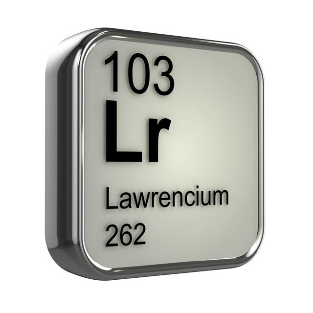 Lawrencium Periodic Table Element