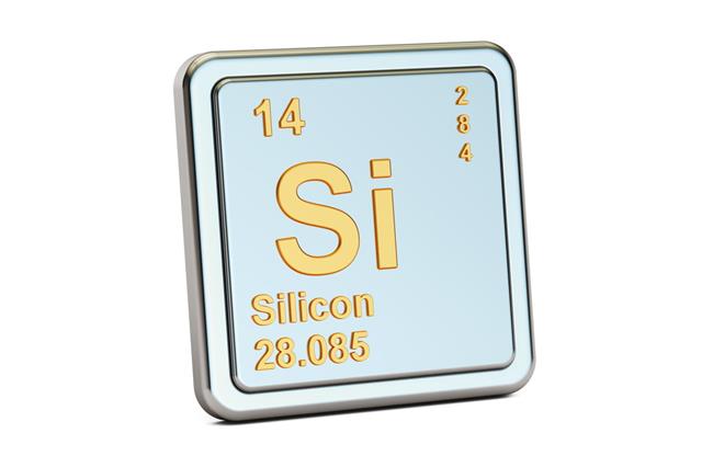Silicon Si Chemical Element Sign