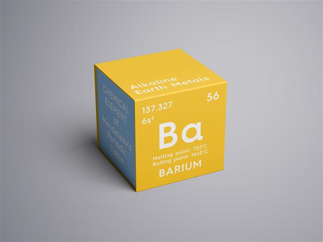 Barium Element Of Mendeleevs Periodic Table